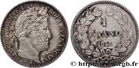FRANCE 1 franc Louis-Philippe, couronne de chêne LOUIS-PHILIPPE Ier Paris 1848 (23mm, 4,96g, 6h) -
