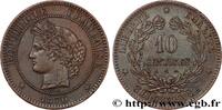 FRANCE 10 centimes Cérès TROISIÈME RÉPUBLIQUE Paris 1870 (30mm, 9,95g, 6h) -