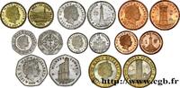 ÎLE DE MAN Lot de 8 monnaies 1, 2, 5, 10, 20 & 50 Pence, 1 & ÎLE DE MAN 2009 (38,60mm, 28,47g, 12h) -