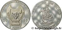RÉPUBLIQUE DÉMOCRATIQUE DU CONGO 10 Francs Proof Guerriers du Monde : chevalier tem RÉPUBLIQUE DÉMOCRATIQUE DU CONGO 2010 (38mm, g, 12h) -