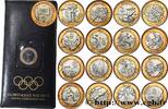 BRÉSIL Ensemble de 17 pièces de 1 Real Jeux Rio 2016 BRÉSIL 2016 (27,1mm, 7g, 6h) -