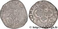 SAVOIE - DUCHÉ DE SAVOIE - CHARLES-EMMANUEL Ier Sol de quatre deniers, 2e type (soldo da quattro d SAVOIE - DUCHÉ DE SAVOIE - CHARLES-EMMANUEL Ier Bourg-en-Bresse 1587 (21mm, 1,48g, 3h) -