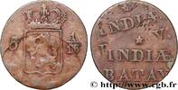 INDES NEERLANDAISES 5 1/16 Gulden (1 Duit), double frappe INDES NEERLANDAISES n.d. (21mm, 2,45g, 12h) -