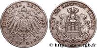 ALLEMAGNE - VILLE LIBRE DE HAMBOURG 5 Mark ALLEMAGNE - VILLE LIBRE DE HAMBOURG Hambourg 1908 (38mm, 27,82g, 12h) -