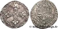 FRANCE Quart d'écu NAVARRE-BÉARN - HENRI III DE NAVARRE, II DE BÉARN Pau 1587 (26mm, 7,76g, 8h) -