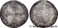 FRANCE Quart d'écu, faux d’époque ? NAVARRE-BÉARN - HENRI III DE NAVARRE, II DE BÉARN Pau 1589 (28,5mm, 8,23g, 9h) -