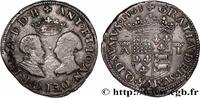 FRANCE Teston NAVARRE-BÉARN - ANTOINE DE BOURBON ET JEANNE D'ALBRET 1563 (30mm, 9,24g, 10h) -
