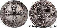 FRANCE Quart d'écu NAVARRE-BÉARN - HENRI III DE NAVARRE, II DE BÉARN Pau 1588 (29,5mm, 9,61g, 9h) -