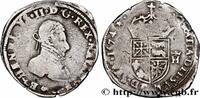 FRANCE Demi-teston NAVARRE-BÉARN - HENRI III DE NAVARRE, II DE BÉARN Morlaàs 1574 (25mm, 4,61g, 6h) -