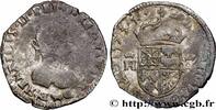 FRANCE Demi-teston NAVARRE-BÉARN - HENRI III DE NAVARRE, II DE BÉARN Morlaàs 1573 (24,5mm, 4,74g, 6h) -