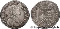 FRANCE Teston NAVARRE-BÉARN - HENRI III DE NAVARRE, II DE BÉARN Pau 1576 (29mm, 9,40g, 3h) -