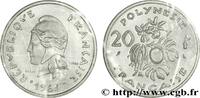 POLYNÉSIE FRANÇAISE Essai de 20 Francs Marianne POLYNÉSIE FRANÇAISE Paris 1967 (28,5mm, g, 6h) -