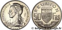 ÎLE DE LA RÉUNION Essai de 50 Francs ÎLE DE LA RÉUNION Paris 1962 (24mm, g, 6h) -