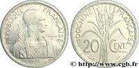 INDOCHINE FRANÇAISE 20 Centièmes INDOCHINE FRANÇAISE Castelsarrasin 1945 (27mm, g, h) -
