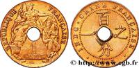 INDOCHINE FRANÇAISE 1 Centième INDOCHINE FRANÇAISE Poissy 1923 (26mm, g, 6h) -