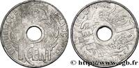 INDOCHINE FRANÇAISE 1 Centième axe à 8 h INDOCHINE FRANÇAISE Hanoï 1941 (28mm, 5,22g, 8h) -