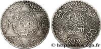 MAROC 5 Dirhams Abdul Aziz I an 1322 MAROC Paris 1904 (31mm, 12,45g, 12h) -