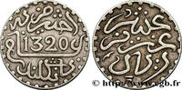 MAROC 1 Dirham Abdul Aziz I an 1320 MAROC Londres 1902 (17mm, 2,43g, 12h) -