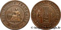 INDOCHINE FRANÇAISE 1 Centième INDOCHINE FRANÇAISE Paris 1893 (31mm, g, 6h) -