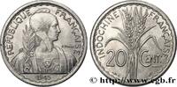 INDOCHINE FRANÇAISE 20 Centièmes INDOCHINE FRANÇAISE Castelsarrasin 1945 (27mm, 2,22g, h) -