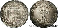 FRANCE Lis à trois fleurs épanouies ANNE D'AUTRICHE 1638 (27mm, 5,84g, 6h) -