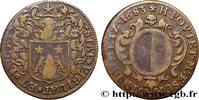 FRANCE H. POUTET, échevin de Metz NOBLESSE DE LORRAINE 1683 (24,5mm, 4,49g, 6h) -