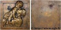 FRANCE Plaquette, Mère et son enfant FAMILLE, ENFANCE n.d. (120mm, 266,11g, 12h) -