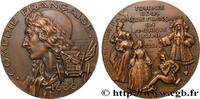 FRANCE Médaille, Comédie Française,Tournée en Amérique La SPECTACLES : CIRQUE, THÉÂTRE, CINÉMA, JEUX, CONCERT Monnaie de Paris 1952 (68mm, 176,40g, 12h) -