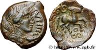 FRANCE Bronze SVTICOS, classe IV au cheval VÉLIOCASSES (Région du Vexin normand) Ier siècle avant J.-C. (16mm, 2,44g, 3h) -