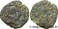FRANCE Denier tournois, type de Troyes HENRI III Troyes n.d. (16,5mm, 1,31g, 9h) -