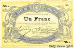 FRANCE régionalisme et divers 1 Franc Non émis FRANCE régionalisme et divers 1 Franc Non émis 1870 SPL -