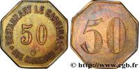 CAFES BRASSERIES ET RESTAURANTS 50 Centimes CAFES BRASSERIES ET RESTAURANTS Paris n.d. (28mm, 4,17g, 12h) -