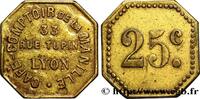 CAFES BRASSERIES ET RESTAURANTS 25 Centimes CAFES BRASSERIES ET RESTAURANTS Lyon n.d. (21,5mm, 3,81g, 6h) -