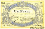 FRANCE régionalisme et divers 1 Franc Non émis FRANCE régionalisme et divers 1 Franc Non émis 1870 SPL -