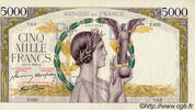 FRANCE 5000 Francs VICTOIRE Impression à plat FRANCE 5000 Francs VICTOIRE Impression à plat 1942 SUP+ -