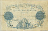 FRANCE 25 Francs type 1870 - Clermont-Ferrand Faux FRANCE 25 Francs type 1870 - Clermont-Ferrand Faux 1870 TB+ -