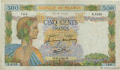 FRANCE 500 Francs LA PAIX FRANCE 500 Francs LA PAIX 1944 TB+ -