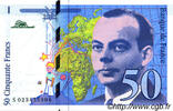 FRANCE 50 Francs SAINT-EXUPÉRY modifié Fauté FRANCE 50 Francs SAINT-EXUPÉRY modifié Fauté 1994 NEUF -
