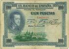 ESPAGNE 100 Pesetas ESPAGNE 100 Pesetas 1925 TB -