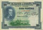 ESPAGNE 100 Pesetas ESPAGNE 100 Pesetas 1925 TTB -