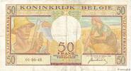 BELGIQUE 50 Francs BELGIQUE 50 Francs 1948 TB -