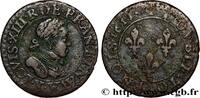FRANCE Double tournois, type 2 LOUIS XIII LE JUSTE Amiens 1615 (20mm, 2,78g, 6h) -