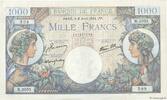 FRANCE 1000 Francs COMMERCE ET INDUSTRIE FRANCE 1000 Francs COMMERCE ET INDUSTRIE 1944 SUP+ -