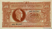 FRANCE 500 Francs MARIANNE fabrication anglaise FRANCE 500 Francs MARIANNE fabrication anglaise 1945 SUP -
