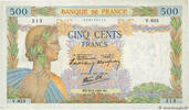 FRANCE 500 Francs LA PAIX FRANCE 500 Francs LA PAIX 1940 TTB -
