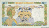 FRANCE 500 Francs LA PAIX FRANCE 500 Francs LA PAIX 1941 TTB -