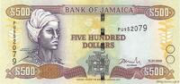 JAMAÏQUE 500 Dollars JAMAÏQUE 500 Dollars 2008 pr.NEUF -