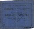FRANCE régionalisme et divers 50 Centimes FRANCE régionalisme et divers 50 Centimes 1914 TB à TTB -