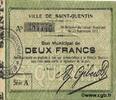 FRANCE régionalisme et divers 2 Francs FRANCE régionalisme et divers 2 Francs 1915 TTB -