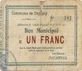 FRANCE régionalisme et divers 1 Franc FRANCE régionalisme et divers 1 Franc 1915 TB -